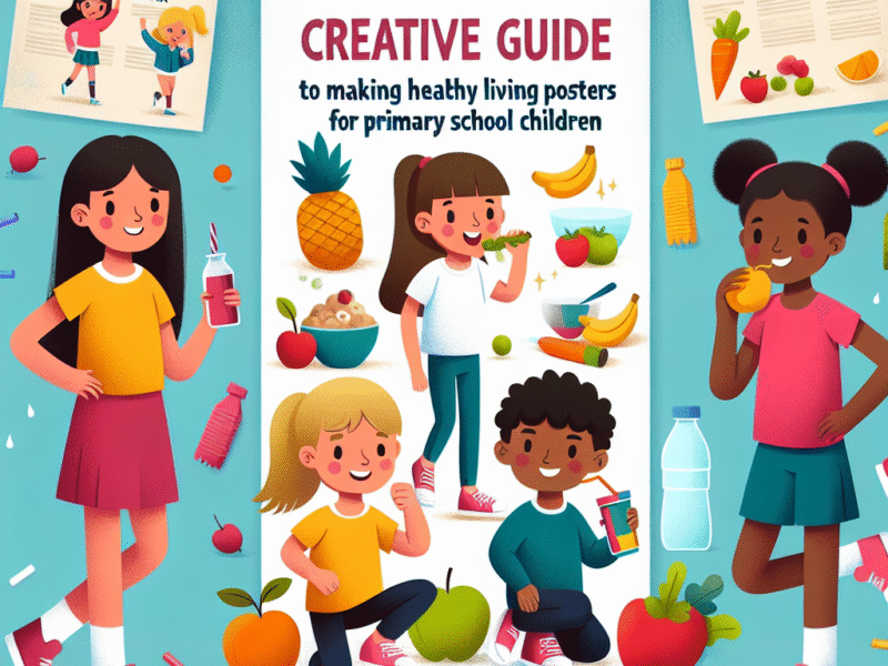 Panduan Kreatif Membuat Poster Hidup Sehat untuk Anak SD